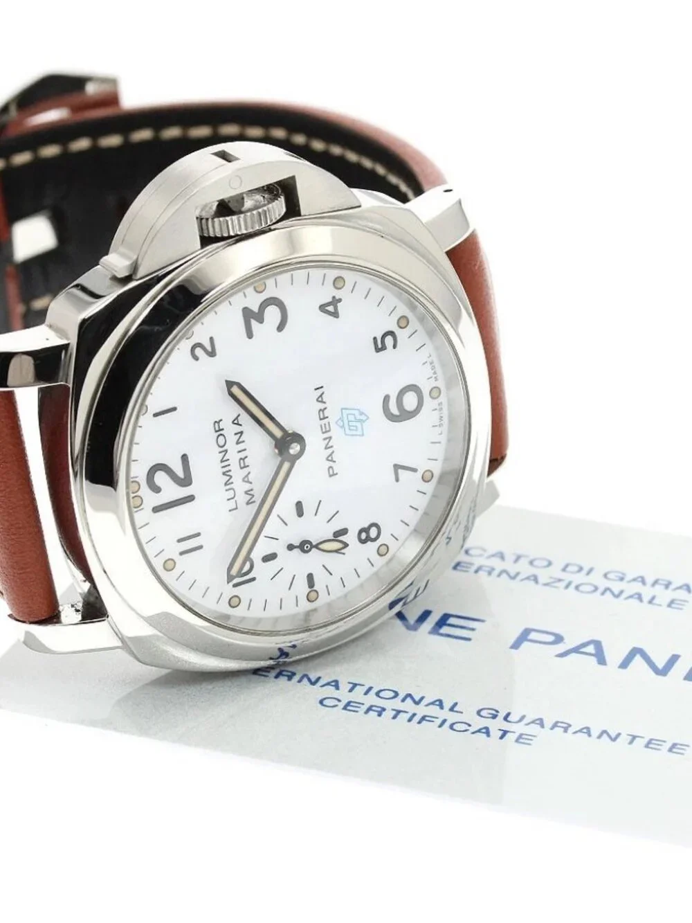 PANERAI Luminor Marina Logo Acciaio PAM00660 Hand Winding Men's Watch_957934